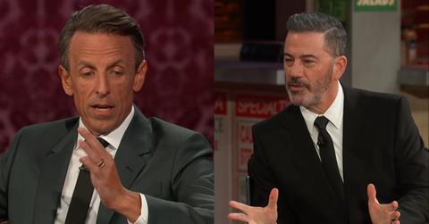 Seth Meyers and Jimmy Kimmel discuss Trump.