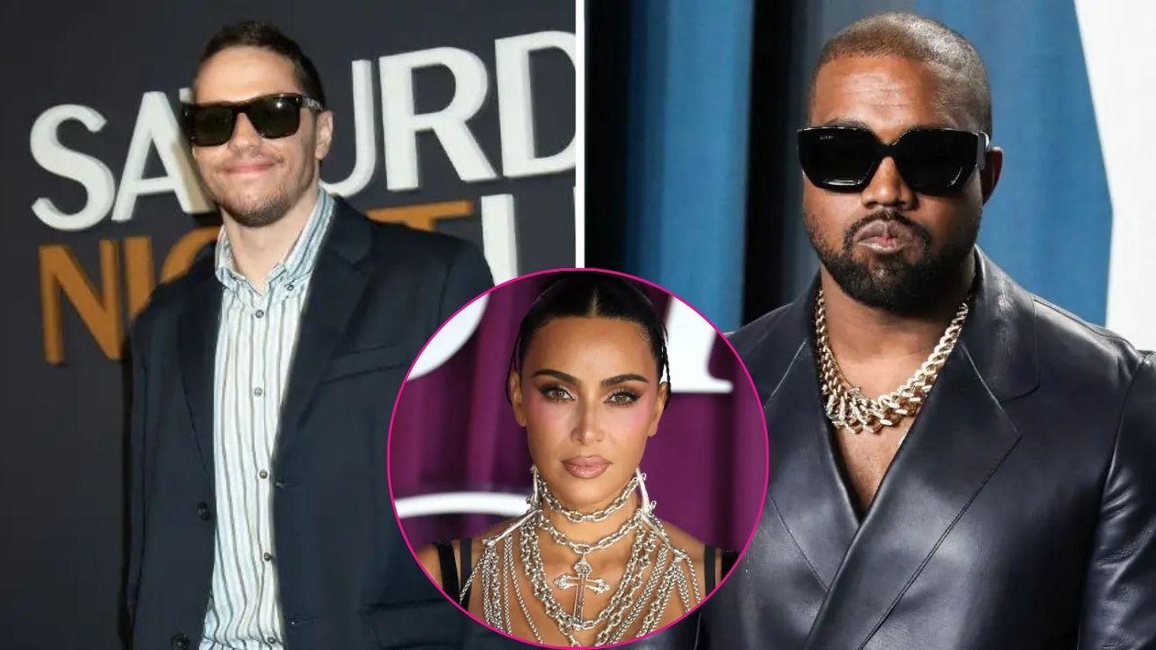 image of Kim, Pete, Kanye