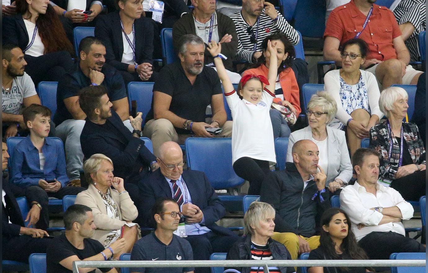 David Beckham & daughter Harper