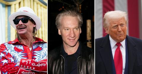 photo of Kid Rock, Bill Maher and Donald Trump