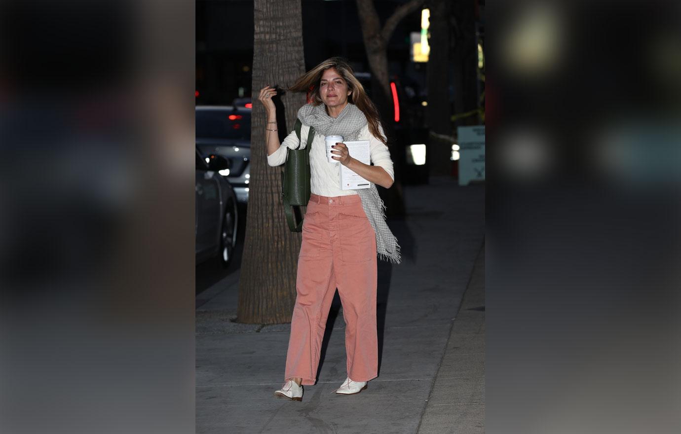 Selma blair walked car mystery man 1