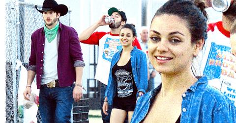 Mila kunis ashton kutcher stagecoach country music festival