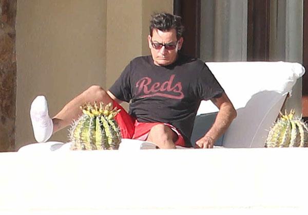 Charlie Sheen HIV Mexico Vacation