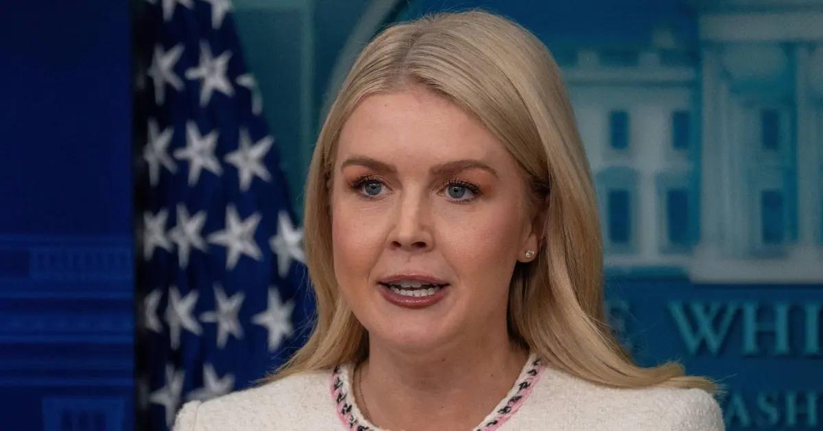 Photo of Karoline Leavitt wouldn't reveal what kind of 'advanced imaging' Donald Trump had at his recent doctor's appointment.