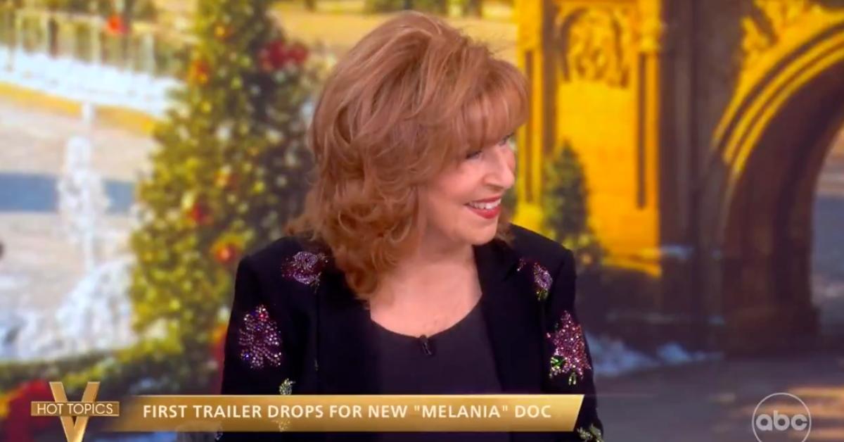 Photo of Joy Behar joked about 'MELANIA' on 'The View.'