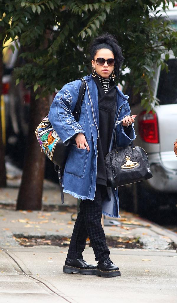 EXCLUSIVE: FKA Twigs steps out solo in NYC