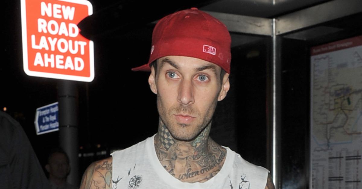 travis barker braves first flight since horrific  plane crash that changed his life