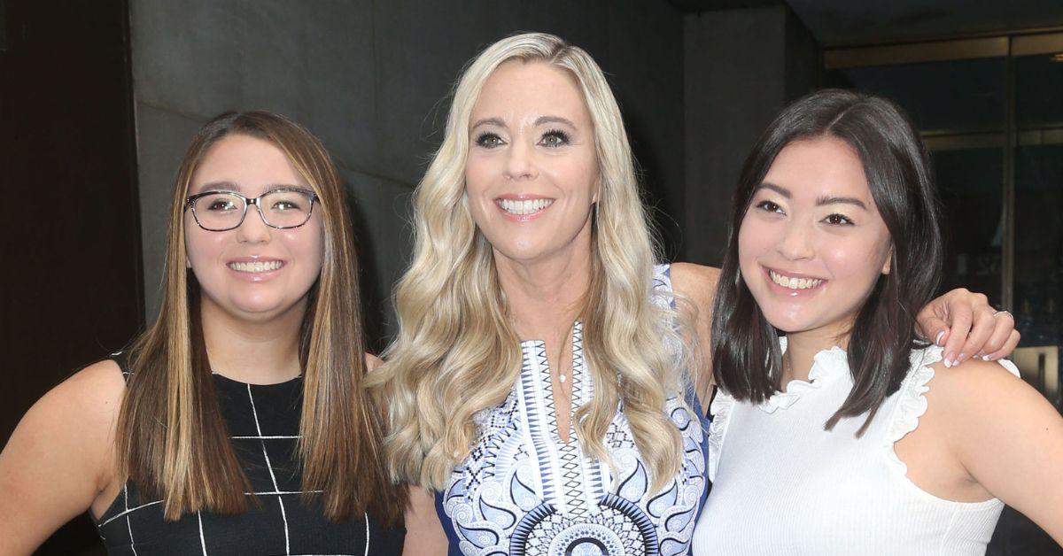 Photo of Kate Gosselin, Cara Gosselin and Mady Gosselin