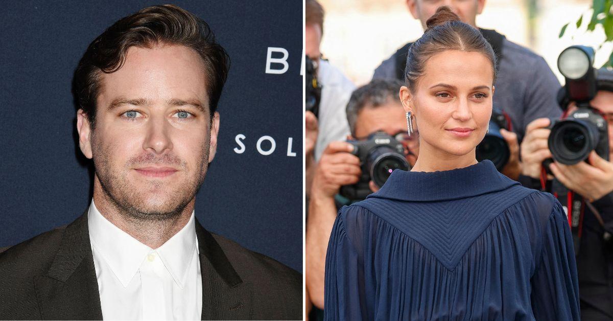 Disgraced Armie Hammer Spotted At Dinner With Alicia Vikander