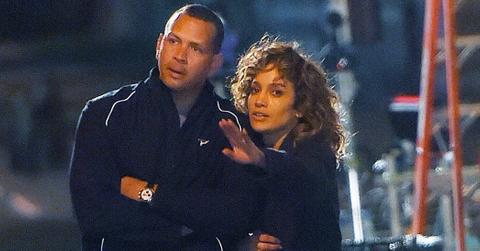 *EXCLUSIVE* Jennifer Lopez and Alex Rodriguez show some PDA on set of ‘Shades of Blue’