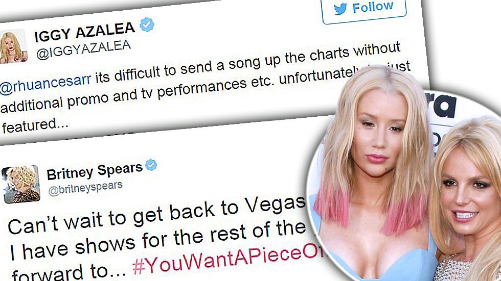 Britney spears iggy azalea twitter feud