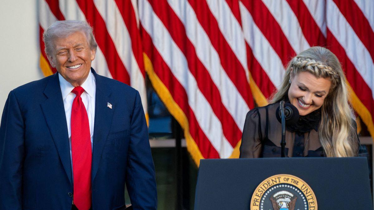 image of Vivian Kubrick wants Donald Trump to distance himself from Erika Kirk.