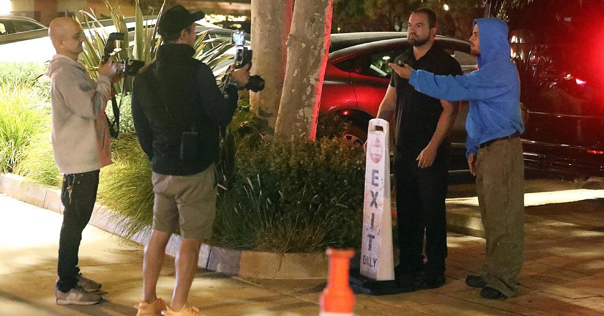 justin bieber heated argument with photographers