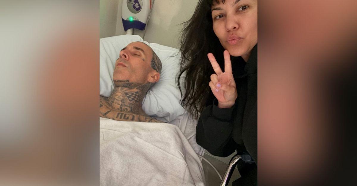 image of The image was part of Travis Barker's birthday tribute to his wife.