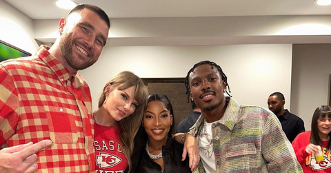 taylor swift travis kelce shout outbday