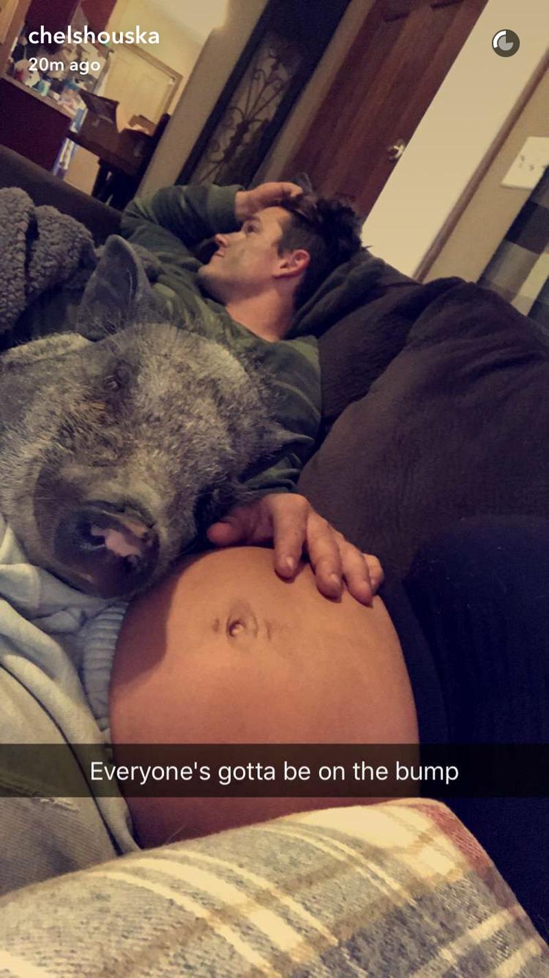 chelsea houska snapchat teen mom pregnant