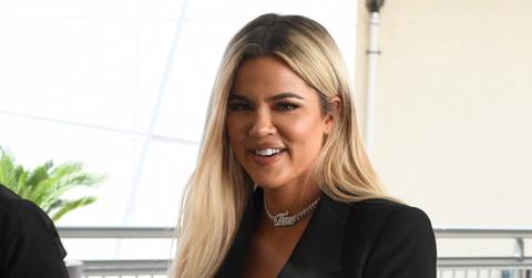 Khloe Kardashian shows off her legs in a tiny minidress while rocking a pink diamond ring from Tristan Thompson at a mall in Miami