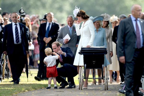 Princess charlotte christening diana kate middleton prince george