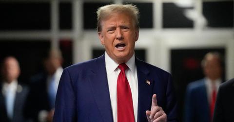 donald trump stumbles words avoid violating gag order jailpp