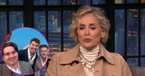 Composite Photos of Sharon Stone, Quinn Stone, Roan Stone and Laird Stone