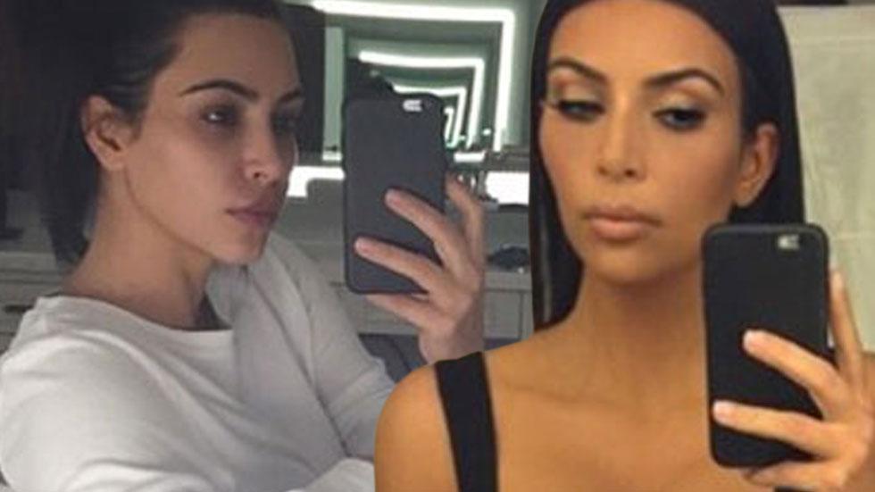 Photos Of Kim Kardashian's 4-Hour Makeup Transformation Shared On ...