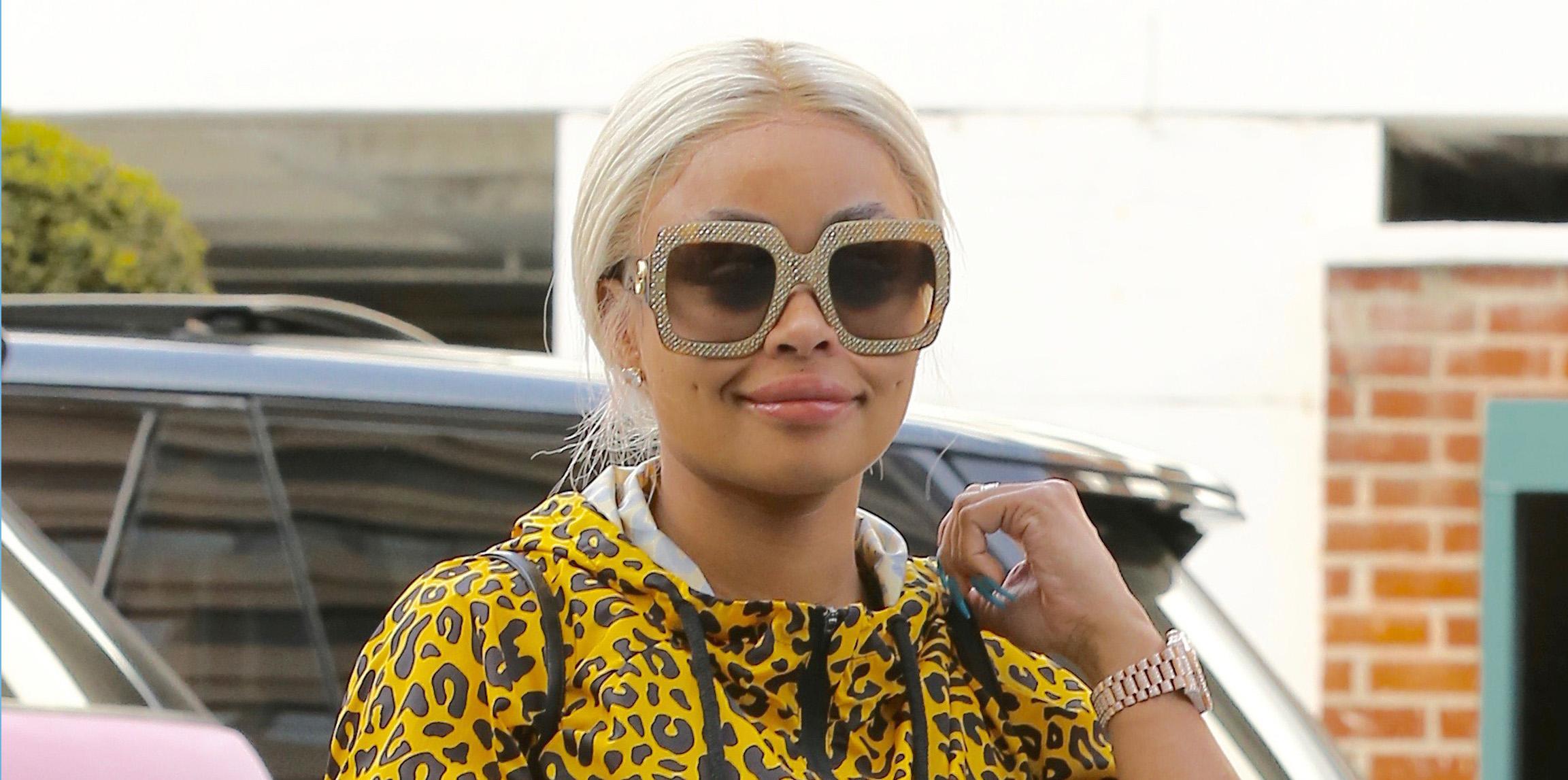 Blac Chyna Heads To An Office Building In Beverly Hills