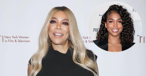 Wendy Williams On Red Carpet Lori Harvey Inset