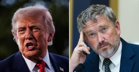 Photo of Donald Trump and Thomas Massie.