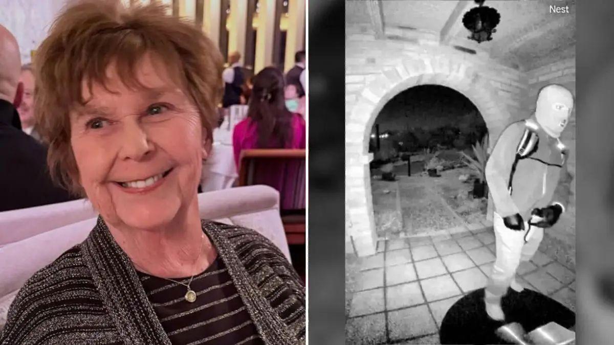 image of DNA evidence was discovered at the 84-year-old's desert home.