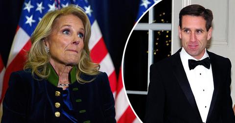 Composite photo of Jill Biden and Beau Biden.