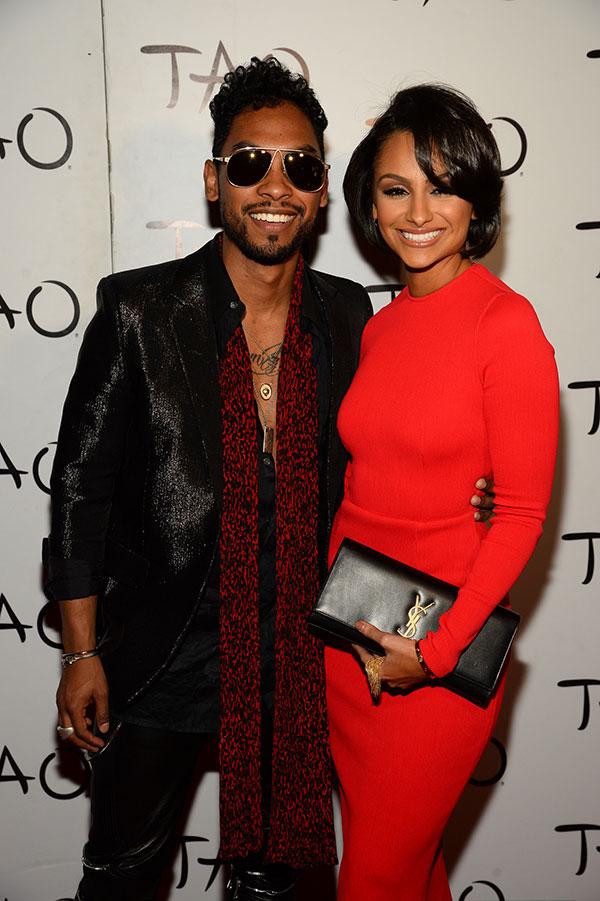 Miguel &#038; Nazanin Mandi_TAO NYE Red Carpet