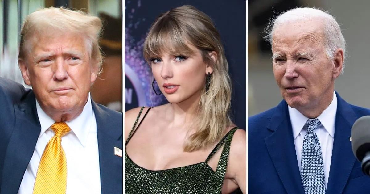 donald trump taylor swift joe biden