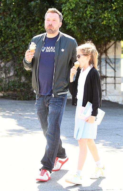 Ben Affleck Takes His Daughter Sofia Out For Ice Cream