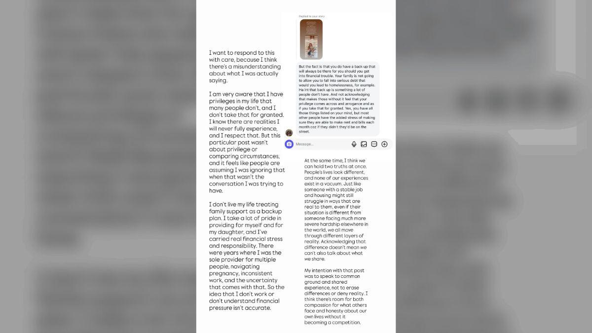 Image of Rumer Willis acknowledged her privilege as a child of two celebrities.