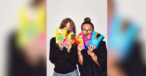 skinny dipped mother daughter snacking
