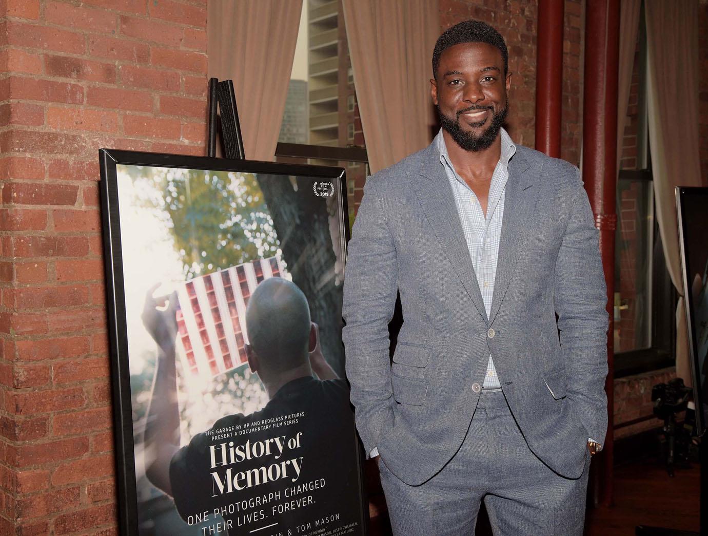 Lance Gross at the Tribeca Film Festival at the World Premiere of HP`s film History of Memory