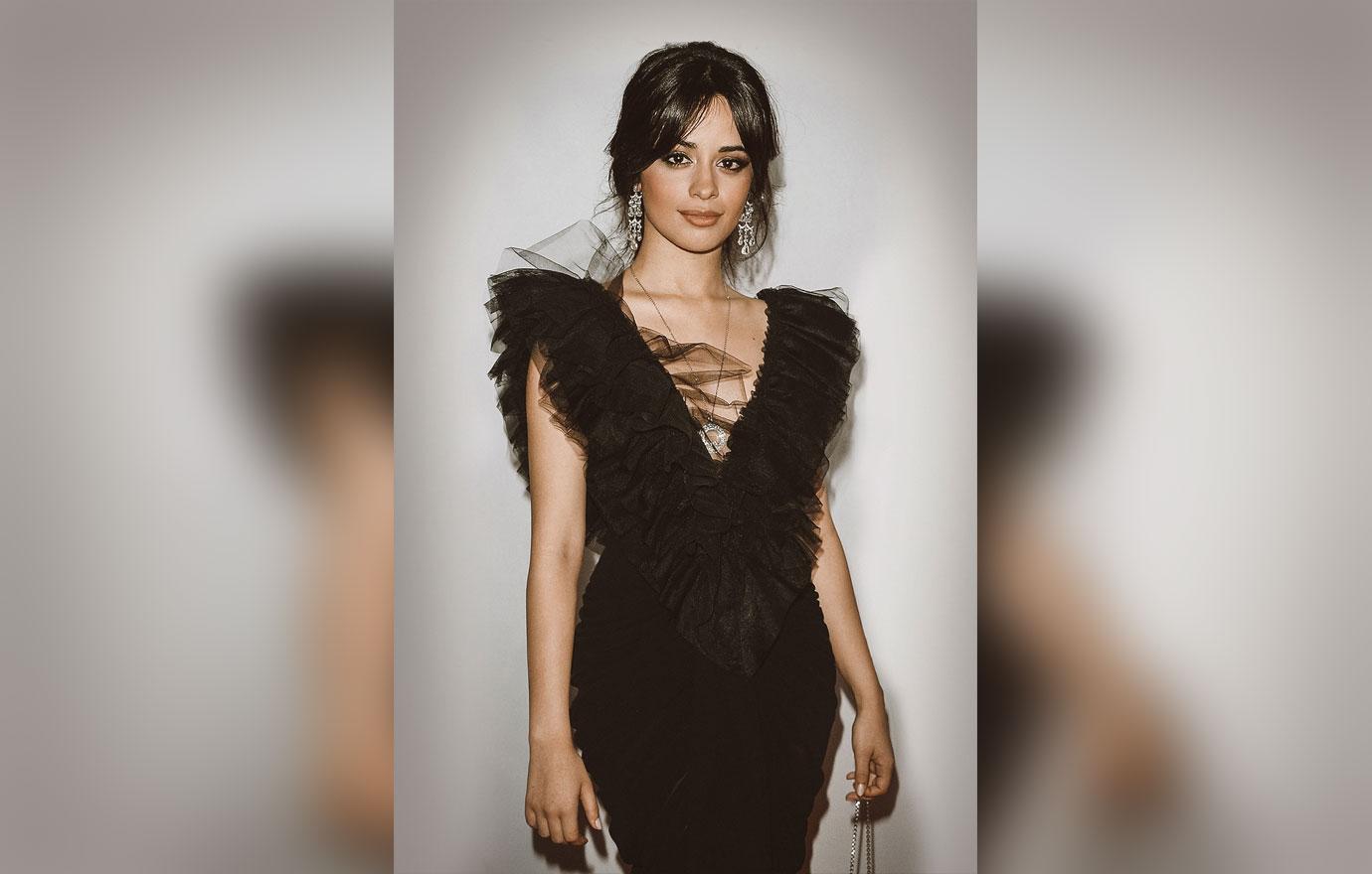 *EXCLUSIVE* Camila Cabello poses for portraits before the Grammy&#8217;s