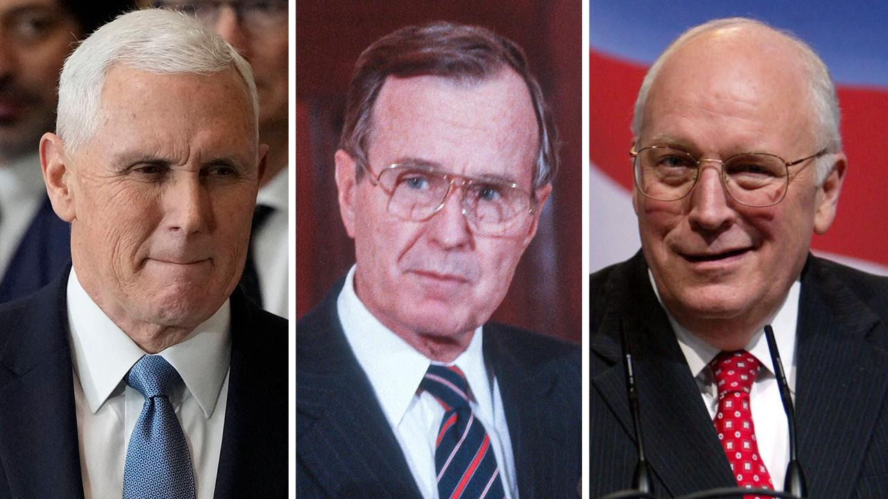 Image of Vance is the lowest rated among all modern-day GOP Vice Presidents Pence, George H.W. Bush, Cheney and Quayle.
