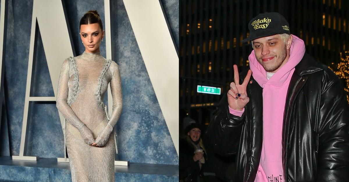 emily ratajkowski defends pete davidson friends perplexed fling