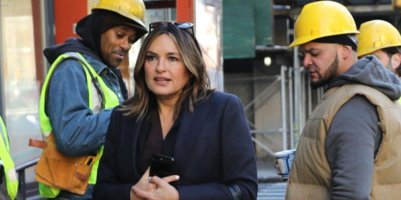 Mariska Hargitay Filming 'Law & Order: SVU'