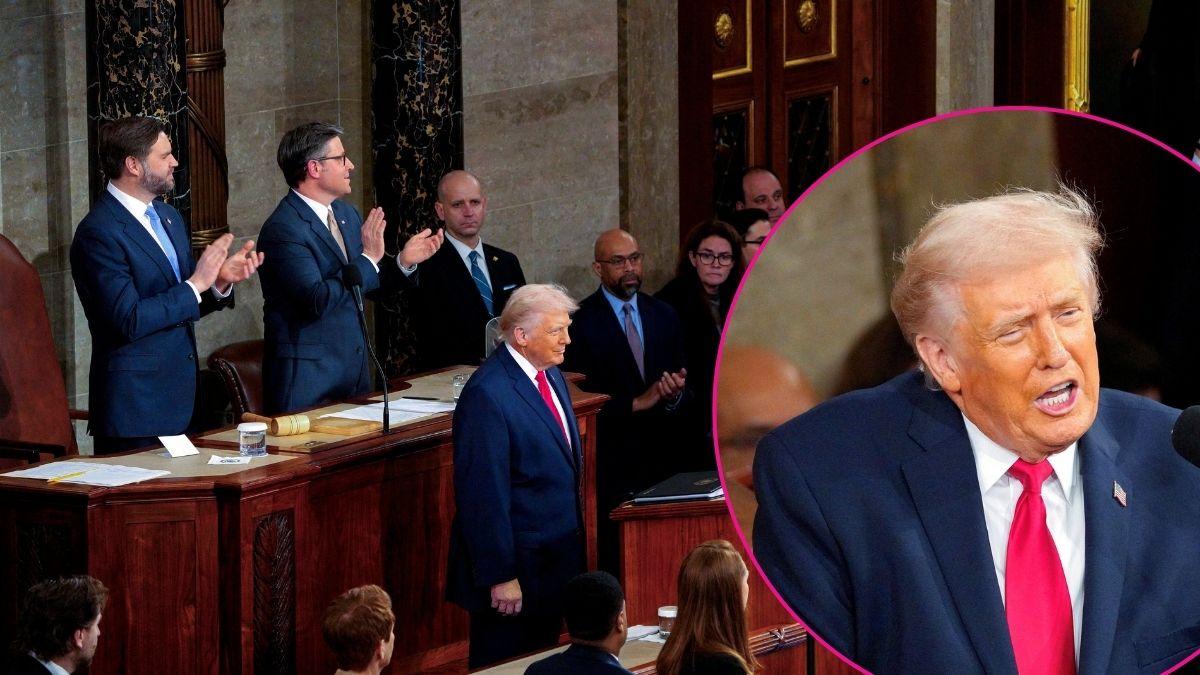 Composite photo of Donald Trump.