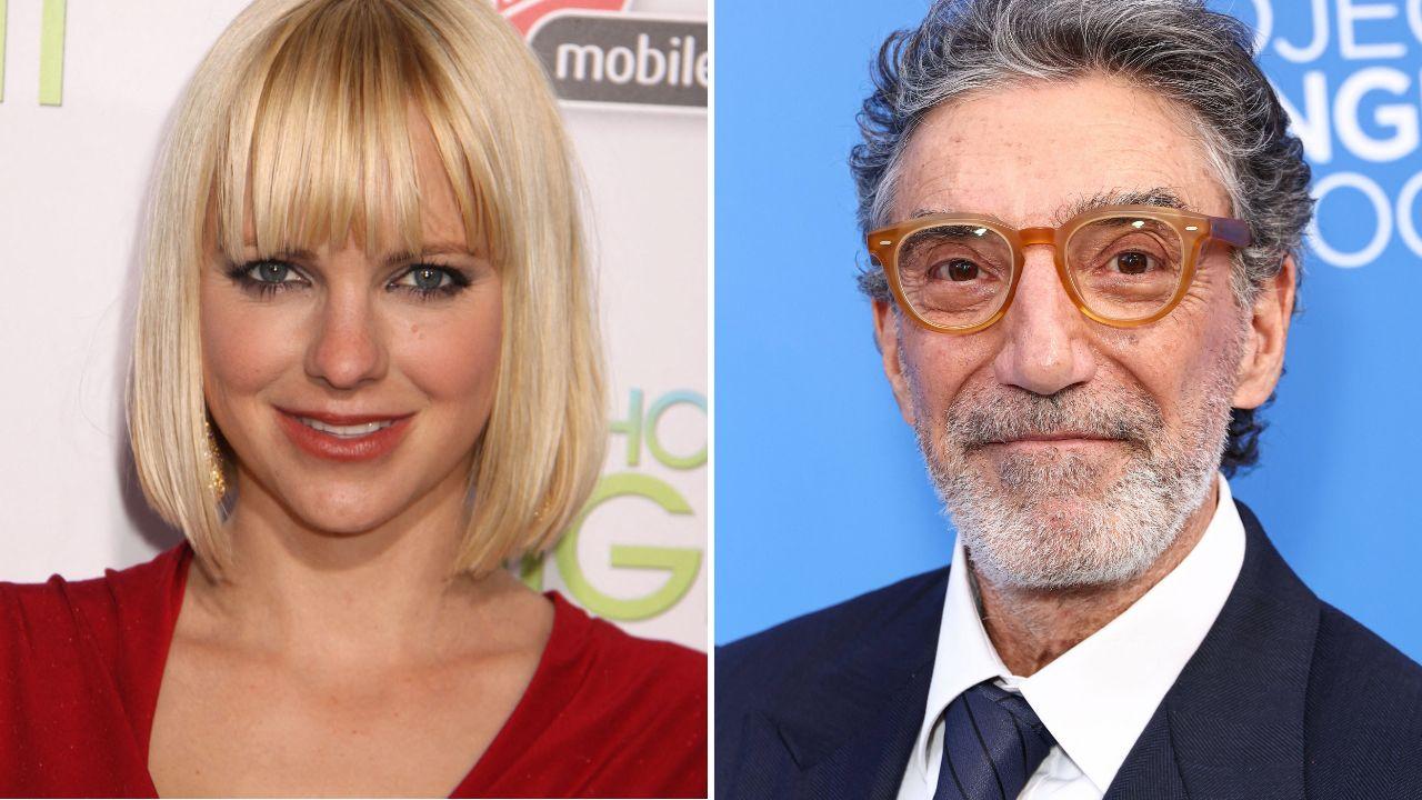 Split image of Anna Faris and Chuck Lore