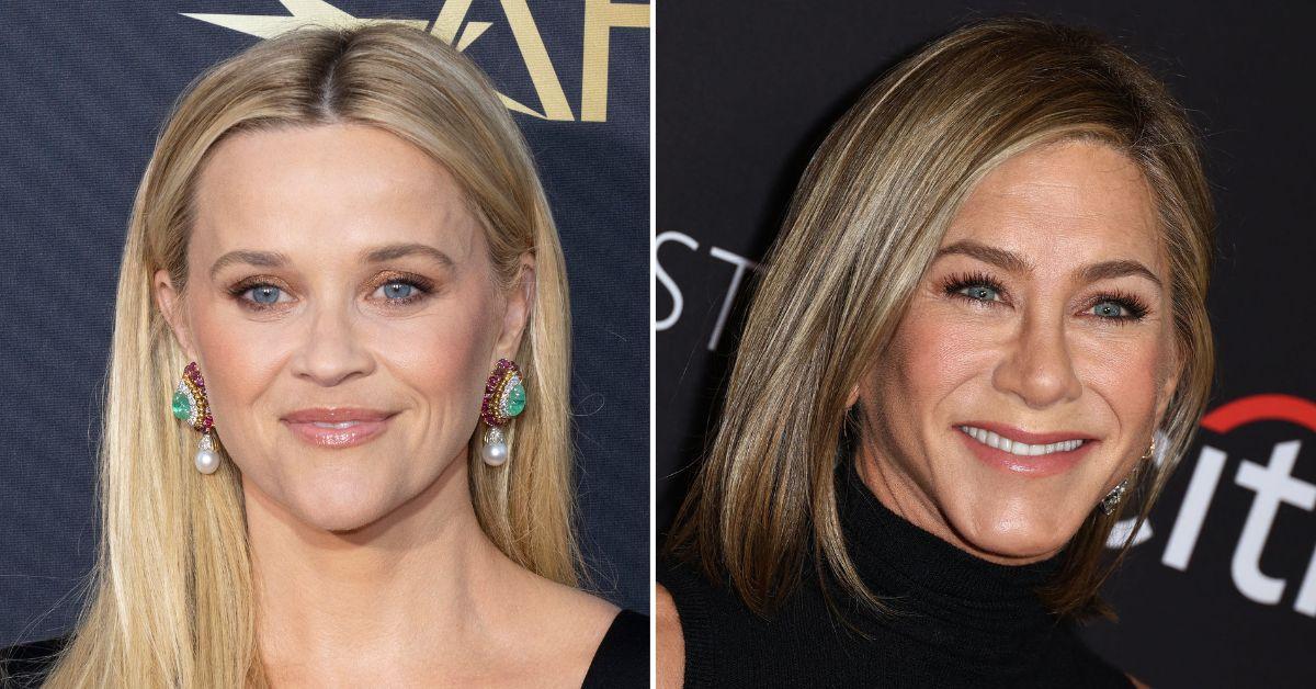 Composite photo of Reese Witherspoon and Jennifer Aniston.