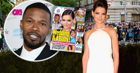 jamie foxx katie holmes wedding baby news
