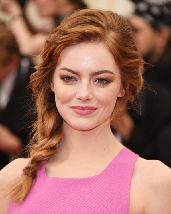 emma stone medium hair