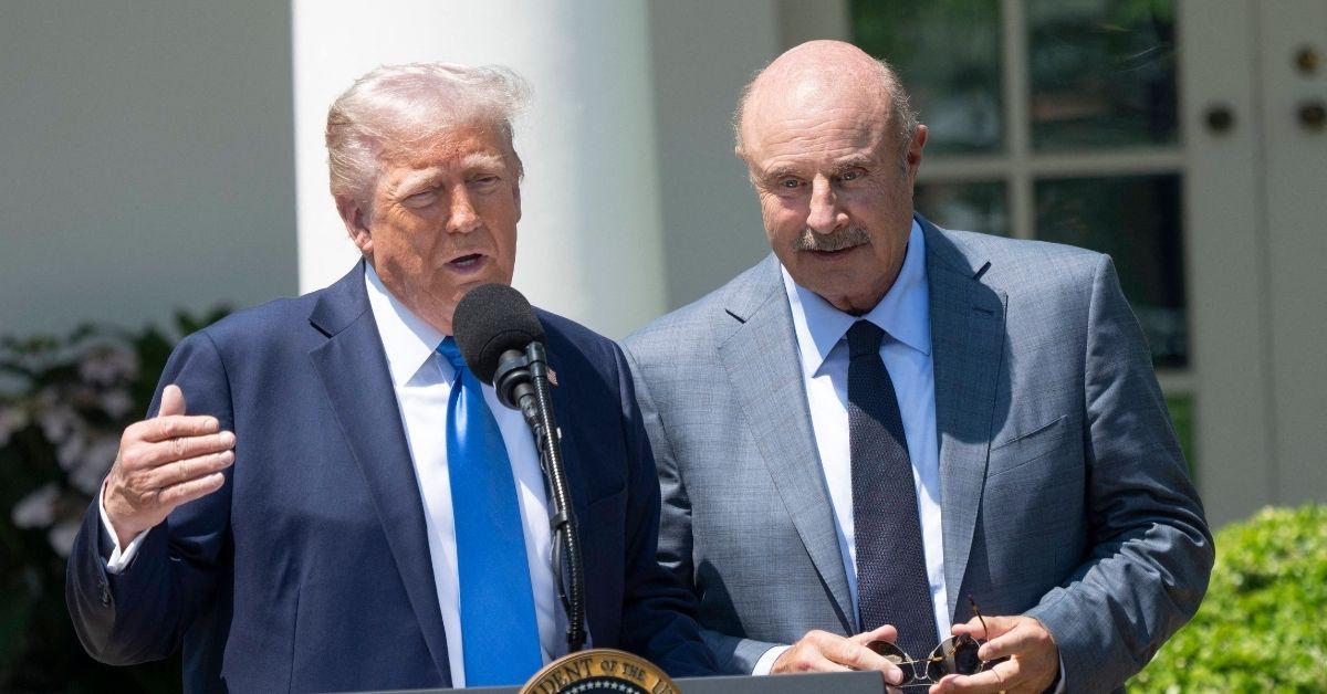 Photo of Donald Trump and Dr. Phil