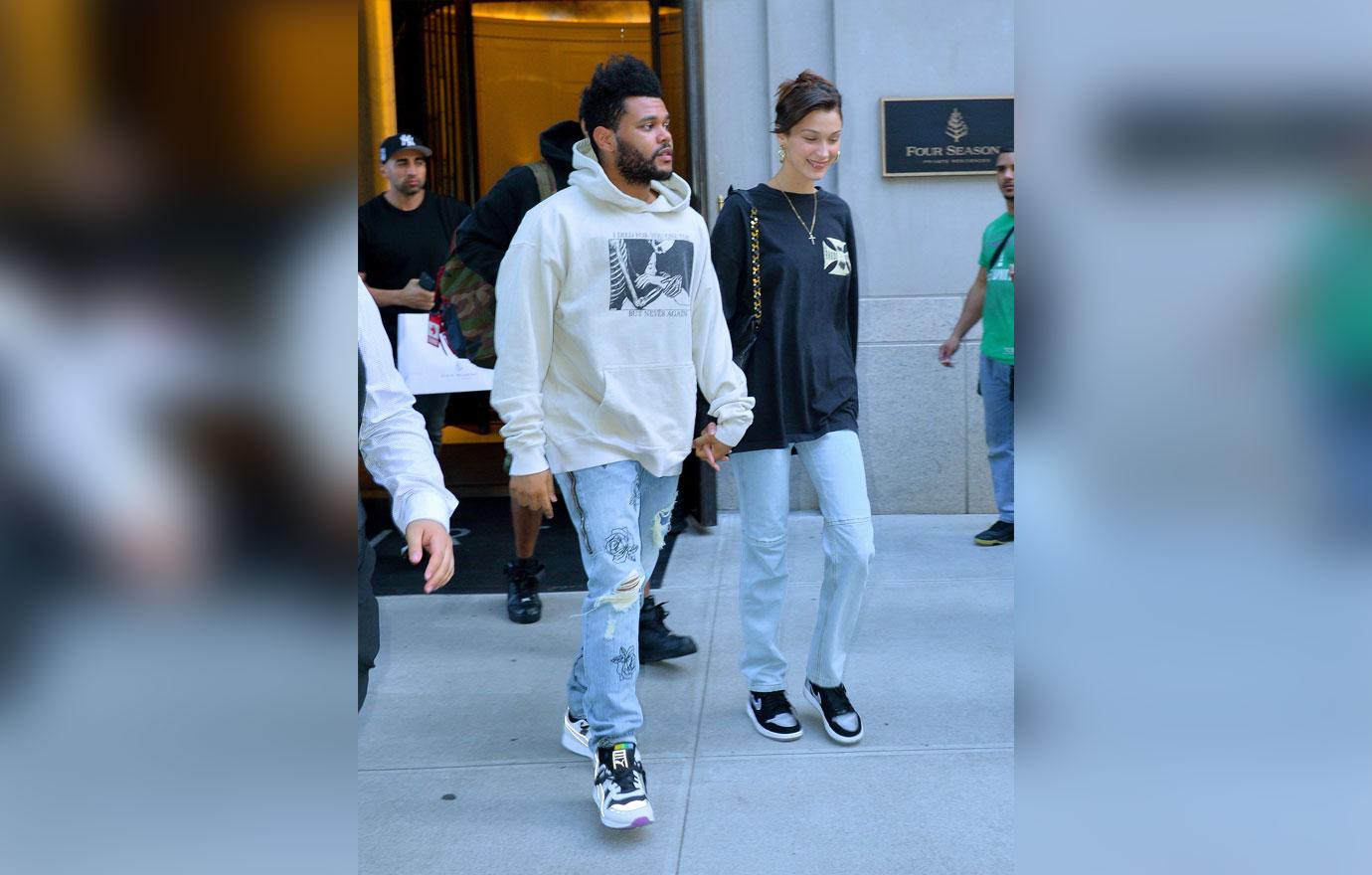 The Weeknd & Bella Hadid Walk Out Holding Hands in New York City!: Photo  4158220, Bella Hadid, The Weeknd Photos