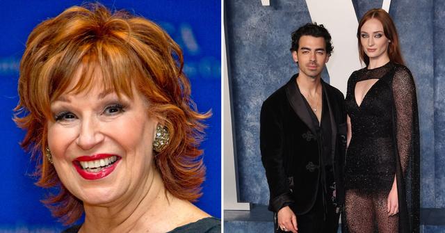 who cares joy behar isnt interested joe jonas sophie turners divorce