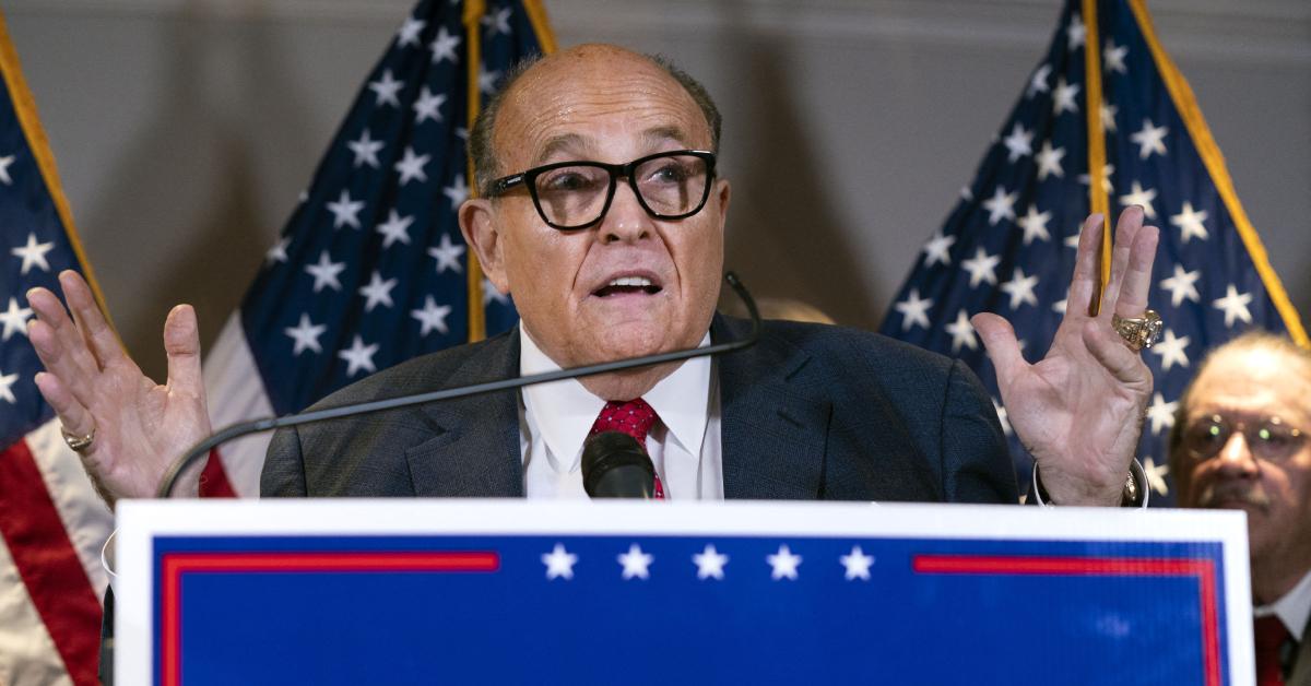 Image of Rudy Giuliani remains a close ally and friend to Donald Trump.