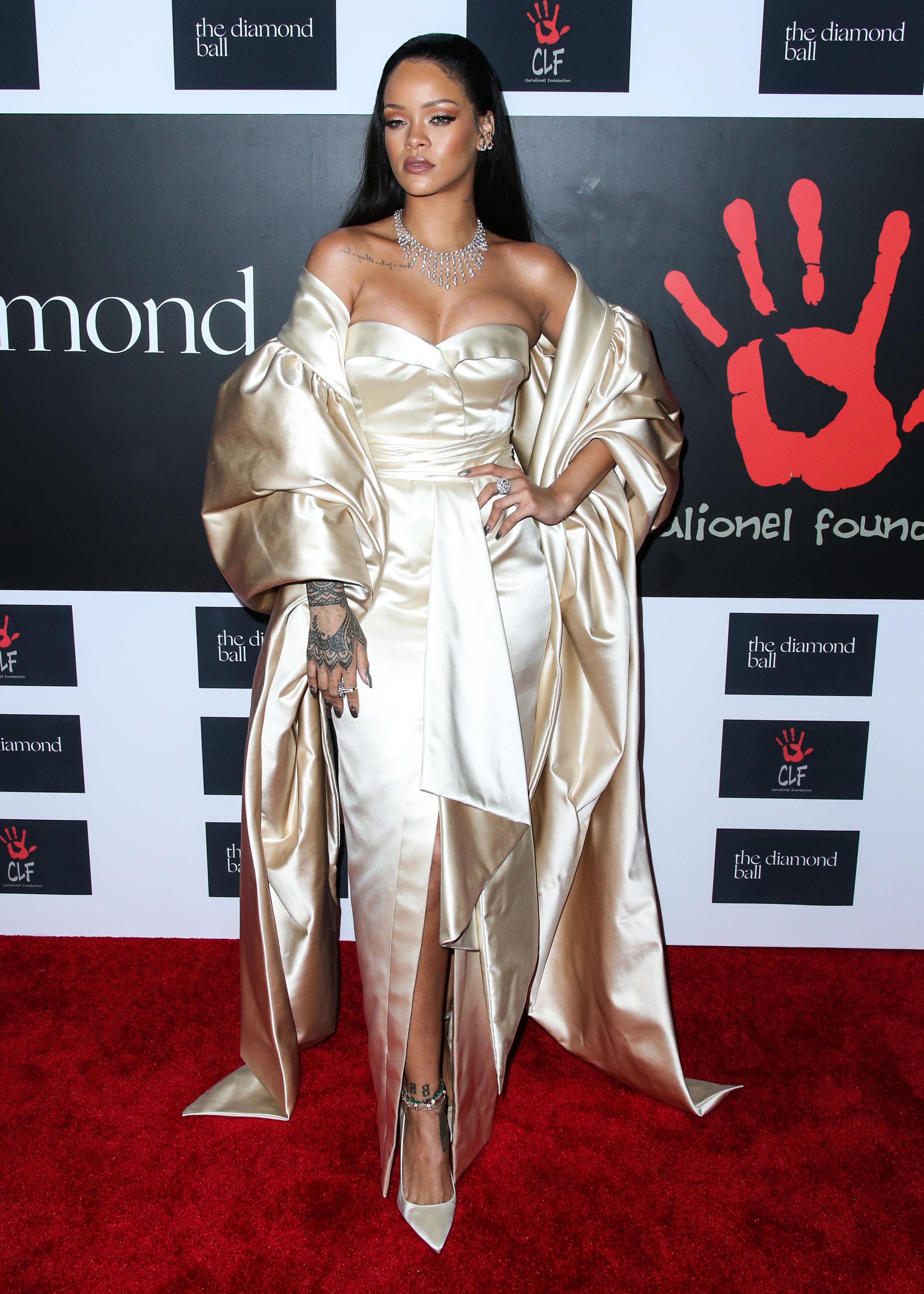 Rihanna attends the 2nd Annual Diamond Ball hosted by Rihanna and The Clara Lionel Foundation